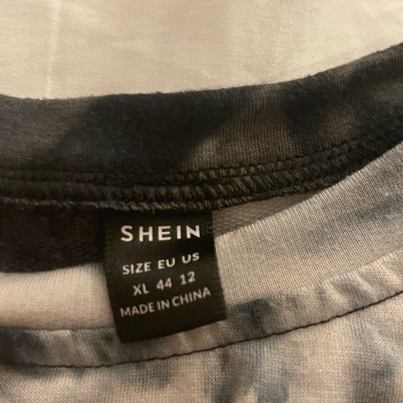 B&W Tie Dye Tee - Picture 2 of 2